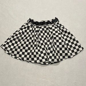 alternative checker skirt